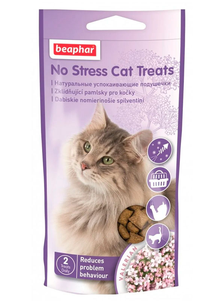 Beaphar No Stress Cat Treats подушечки ласощі для зняття стресу у котів