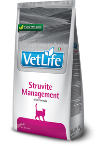 Сухий лікувальний корм для кішок Farmina Vet Life Management Struvite для лікування та профілактики рецидивів струвітних уролітів