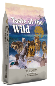 Сухий корм Taste of the Wild Wetlands Canine Formula для дорослих собак всіх порід (качка і перепілка)