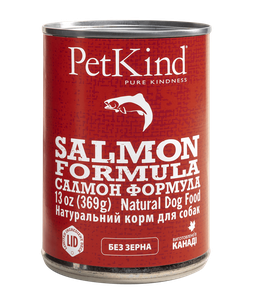 PetKind Salmon Formula вологий корм у формі паштету для собак усіх порід та віку (дикий лосось та оселедець)