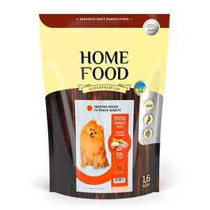 Home Food з лососем та індичкою для дорослих собак малих порід
