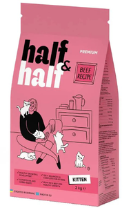 Half&Half корм сухий для кошенят з яловичиною
