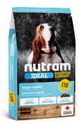 Сухий корм Nutram I18 Ideal Solution Support Weight Control Dog для дорослих собак схильних до повноти (курка і ячмень)
