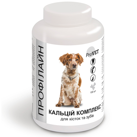 Профілайн для собак КАЛЬЦІЙ КОМПЛЕКС для кісток та зубів