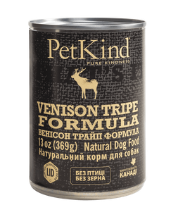 PetKind Venison Tripe Formula вологий корм у формі паштету для собак усіх порід та вікових груп (яловичина, оленина, яловичий рубець)