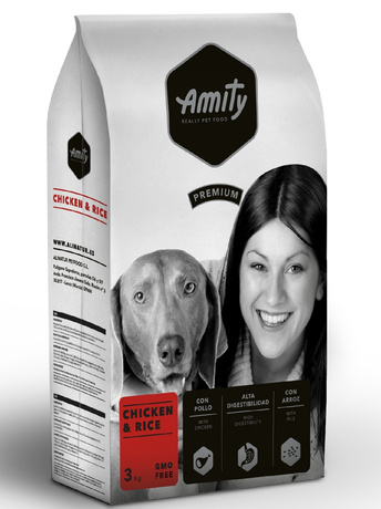 Amity Premium Chicken & Rice для дорослих собак всіх порід (курка)