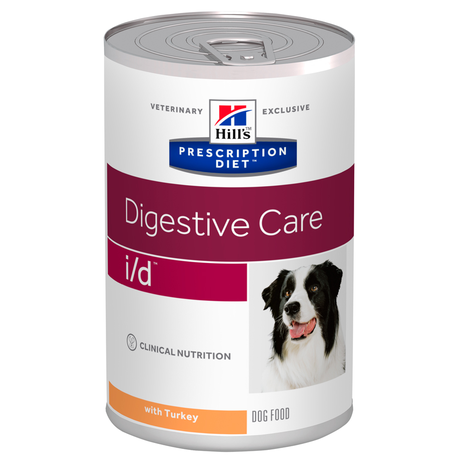 Hill’s PRESCRIPTION DIET i/d Digestive Care Вологий корм для собак, догляд за травленням, з індичкою, консерва