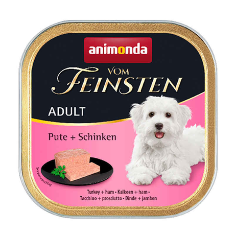 Animonda (Анімонда) Консервочка для собак Vom Feinsten Adult Turkey + Ham (індичка шинка)