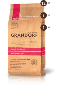 Сухий корм Grandorf Adult Medium Breed Lamb & Rice для дорослих собак середніх порід (ягня і рис)
