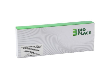 Bioplaceflow (Cpv Ag) Тест-Набір Для Виявлення Антигену Збудника Парвовірусу Собак Фото Зоомагазину Dog.Com.Ua