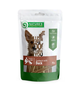 Nature'S Protection Snack For Dogs Duck Sandwiches Ласощі Для Собак, Сендвічі З Качки Фото Зоомагазину Dog.Com.Ua