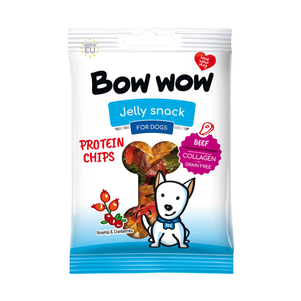 Bow Wow Ласощі Для Собак Протеїнові Чипси З Яловичиною,Шипшиною Та Журавлиною Фото Зоомагазину Dog.Com.Ua