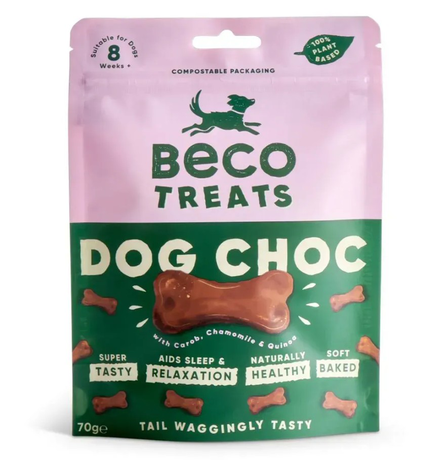 Beco Pets Печиво Для Собак (Шоколад З Керобом, Ромашкою Та Кіноа) Фото Від Dog.Com.Ua
