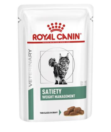 Royal Canin Satiety Weight Management Pouches Влажный корм-диета для взрослых кошек, страдающих от избыточного веса