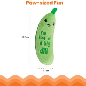 Catstages Crunchy Pickle Kicker Хрумкий огірок з котячою м'ятою