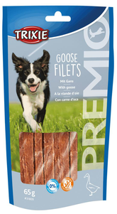 Ласощі Trixie для собак Тріксі Преміо Goose Filets філе гуся 65г