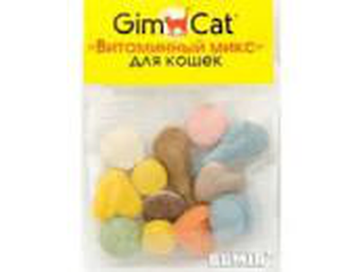 Вітаміни Gimcat Для Котів Гімкет Вітамінний Мікс Таблетки Фото Зоомагазину Dog.Com.Ua