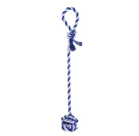 MISOKO&CO Іграшка для собак Мотузка з м'ячем, blue, 55х7 см