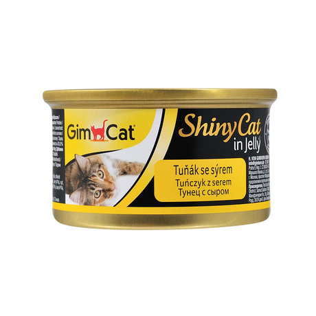 Корм GimCat вологий для котів Шайні Кет з тунцем та сиром