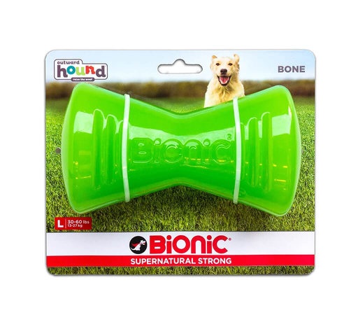 Bionic Bone Іграшка для собак Біонік Опак Бон кістка зелена (середнє гризіння)