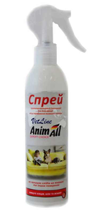 AnimAll VetLine Спрей противопаразитрный для дезинфекции мест обитания животных, 250 мл