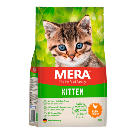 MERA Cats Kitten Сhicken (Huhn) беззерновий корм для кошенят зі свіжим м'ясом курки