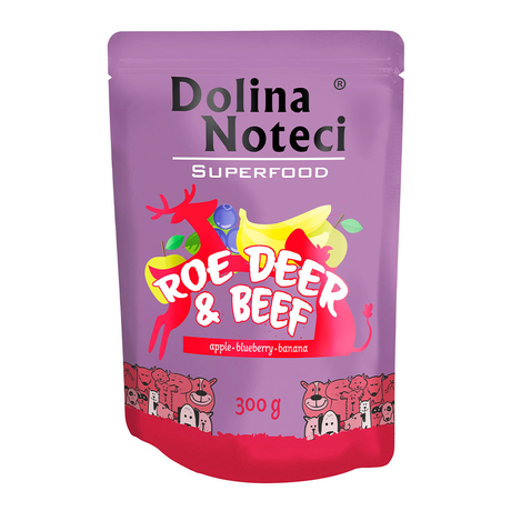 Пауч Dolina Noteci Superfood Для Cобак З Косулі Та Яловичиною Фото Від Dog.Com.Ua