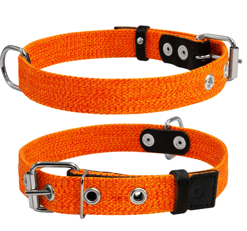 Collar Ошейник Для Собак Брезентовый, Оранжевый Фото Від Dog.Com.Ua