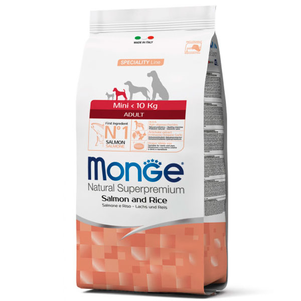 Monge Dog Mini Adult Сухий Корм Для Собак Маленьких Порід (Лосось) Фото Зоомагазину Dog.Com.Ua