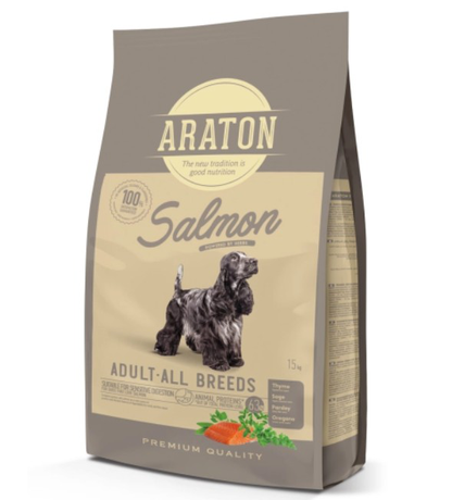 Сухой Корм Araton Salmon Adult All Breeds Для Взрослых Собак Всех Пород (Лосось) Фото От Dog.Com.Ua