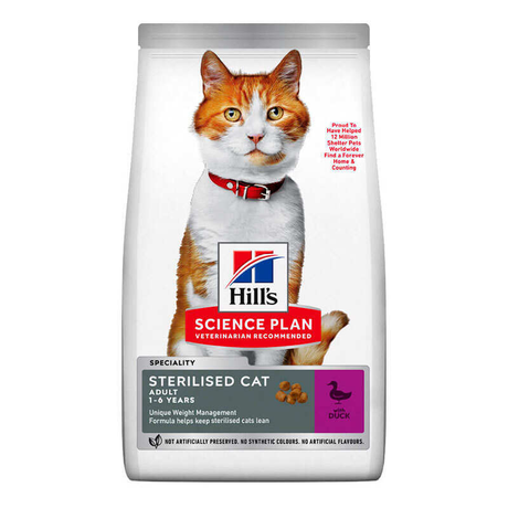 Hill's SP Feline Adult Sterilised Cat Duck для дорослих стерилізованих котів (качка)
