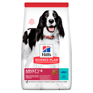 Сухий корм Hill's SP Canine Adult Medium Breed Tuna & Rice для дорослих собак середніх порід (тунець і рис)