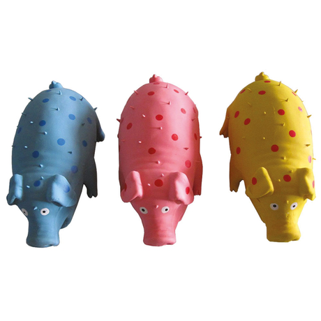 Tatrapet Toys Fun Латексна Свинка Із Шипами Різні Кольори, 16 См Фото Від Dog.Com.Ua