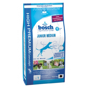 Сухий корм Bosch Junior Medium (Bosch Юніор Mедіум) для цуценят і підлітків середніх порід