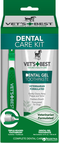 Vet's Best Dental Care Kit набір для гігієни порожнини рота собак