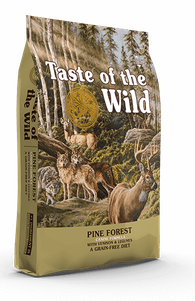 Taste of the Wild Pine Forest Canine Formula для собак всех пород и возрастов (оленина)