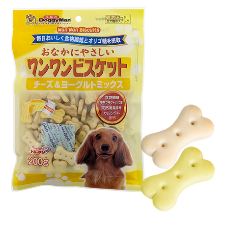 DoggyMan Healthy Biscuit Yoghourt ДОГГІМЕН БІСКВІТ З ЙОГУРТОМ печиво, ласощі для собак, 0.2 кг
