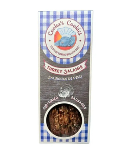 Cooka'S Cookies Salamis Натуральні Сушені Ковбаски Для Собак (100% Індичка) Фото Зоомагазину Dog.Com.Ua