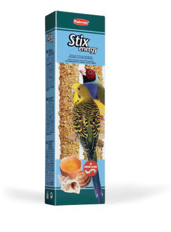 Padovan STIX ENERGY cocorite/esotici Додатковий корм для хвилястих папуг та маленьких екзотичних птахів
