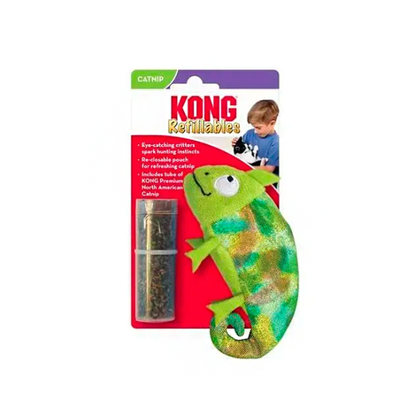 Kong Refillables Chameleon Игрушка Для Кошек Фото От Dog.Com.Ua