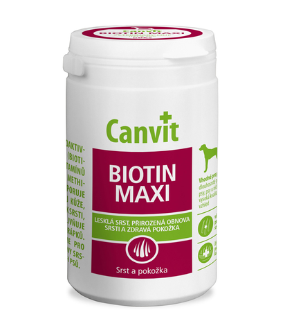 Canvit Biotin Maxi (Канвит Биотин Макси) кормовая добавка для шерсти крупных собак