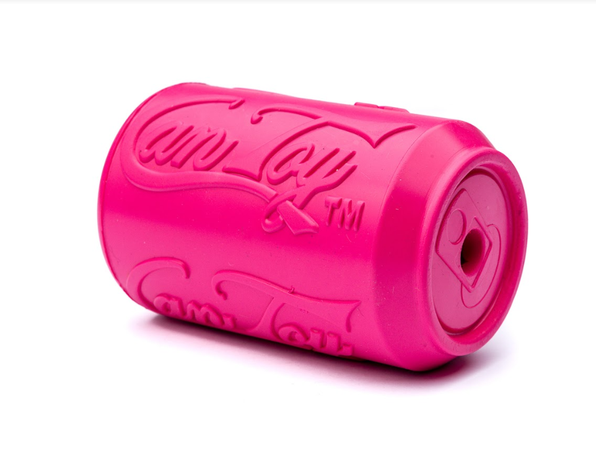 SodaPup Puppy Can Toy Pink Игрушка банка для щенков, розовая