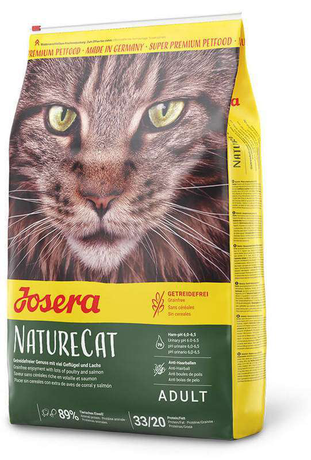 Josera NatureCat для дорослих кішок всіх порід (лосось)