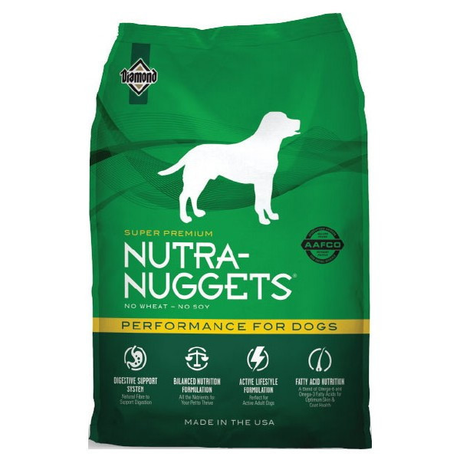 Сухой корм Nutra Nuggets Performance (Нутра Наггетс Перформанс) для взрослых собак с умеренной или повышенной физической активностью (курица)