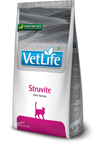Сухий лікувальний корм для кішок Farmina Vet Life Struvite для розчинення струвітних уролітів