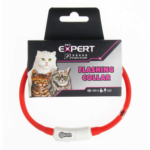 Tatrapet Expert Нашийник, Що Світиться На Usb Для Кішок Червоний, 1Х35 См Фото Зоомагазину Dog.Com.Ua