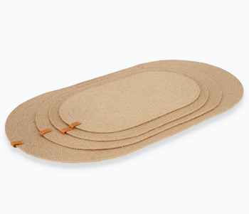 Harley And Cho Килимок Під Миски Овальний Джутовий Фото Зоомагазину Dog.Com.Ua