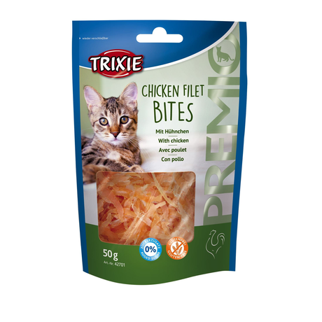 Trixie Ласощі для котів PREMIO Chicken Filet Bites філе куряче сушене