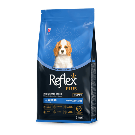 Reflex Plus Mini&Small Breed Puppy Сухий Корм Для Цуценят Малих Порід З Лососем Фото Від Dog.Com.Ua