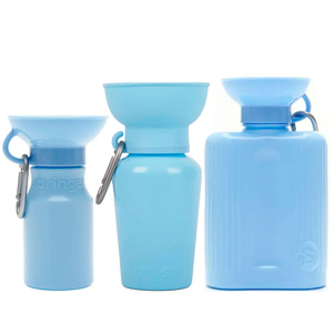 Springland Пляшка-Поїлка Для Собак Блакитна Фото Зоомагазину Dog.Com.Ua